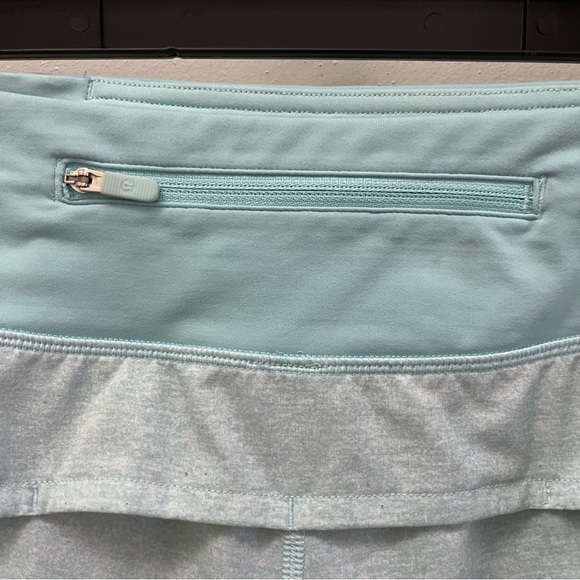 Lululemon Speed Up Short 2.5" Heather Lux Multi Icing Blue/Icing Blue - Picture 9 of 12